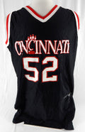 2000s Cincinnati BearCats Douglass #52 Game Used Black Jersey Basketball 434