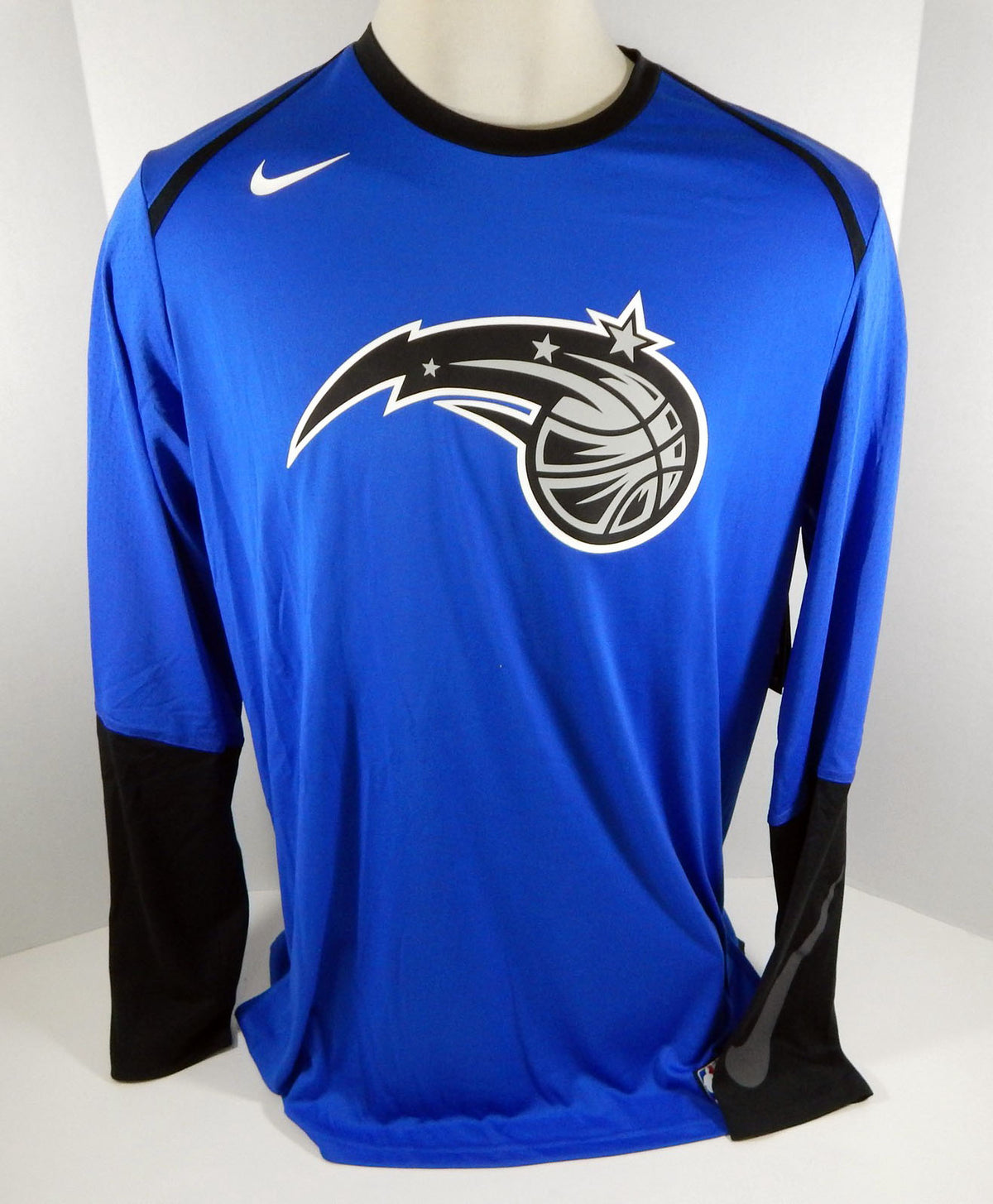 2018-19 Orlando Magic Team Game Issued Blue Shooting Long Sleeve Shirt 2XLT 881S