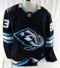2025-26 Utah Mammoth Maxim Barbashev #83 Game Issued Black Jersey 56 DP113329