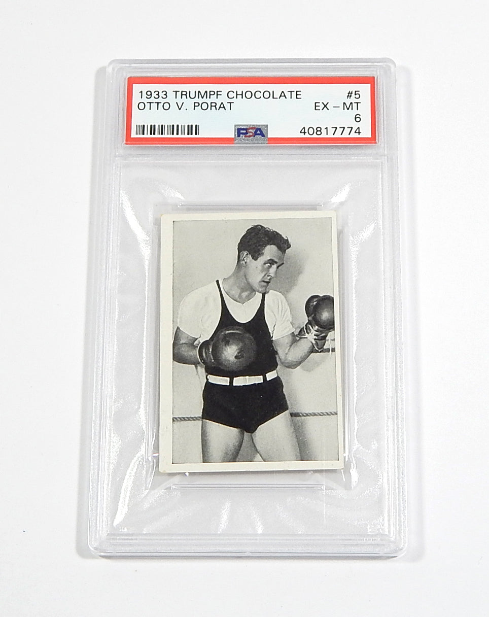 1933 Trumpf Chocolate Otto V. Porat #5 PSA 6