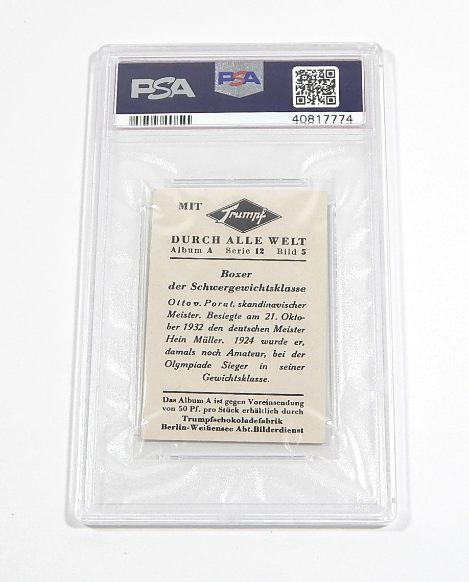1933 Trumpf Chocolate Otto V. Porat #5 PSA 6 Pic2
