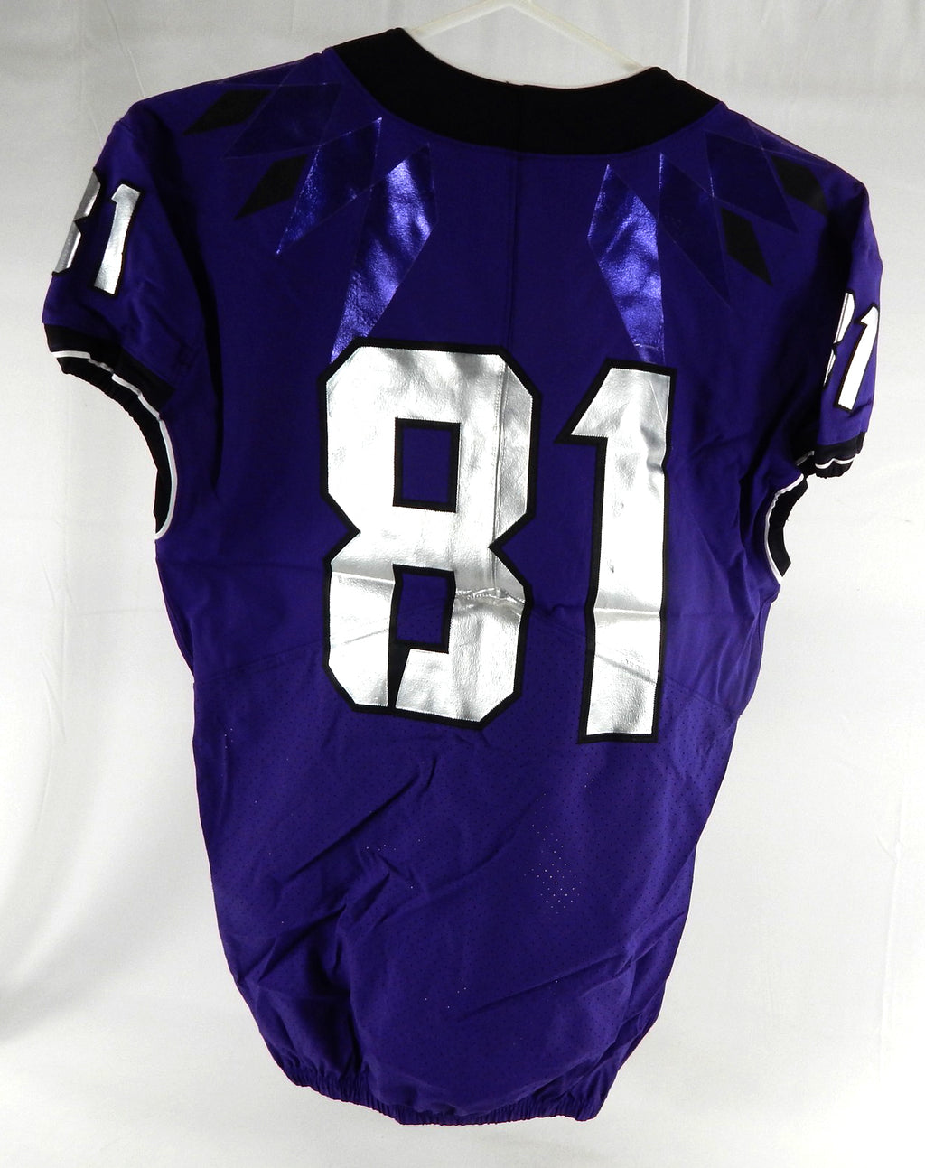 2019-24 Texas Christian TCU Frogs #81 Game Used Purple Jersey Football NP R 44 3 Pic2