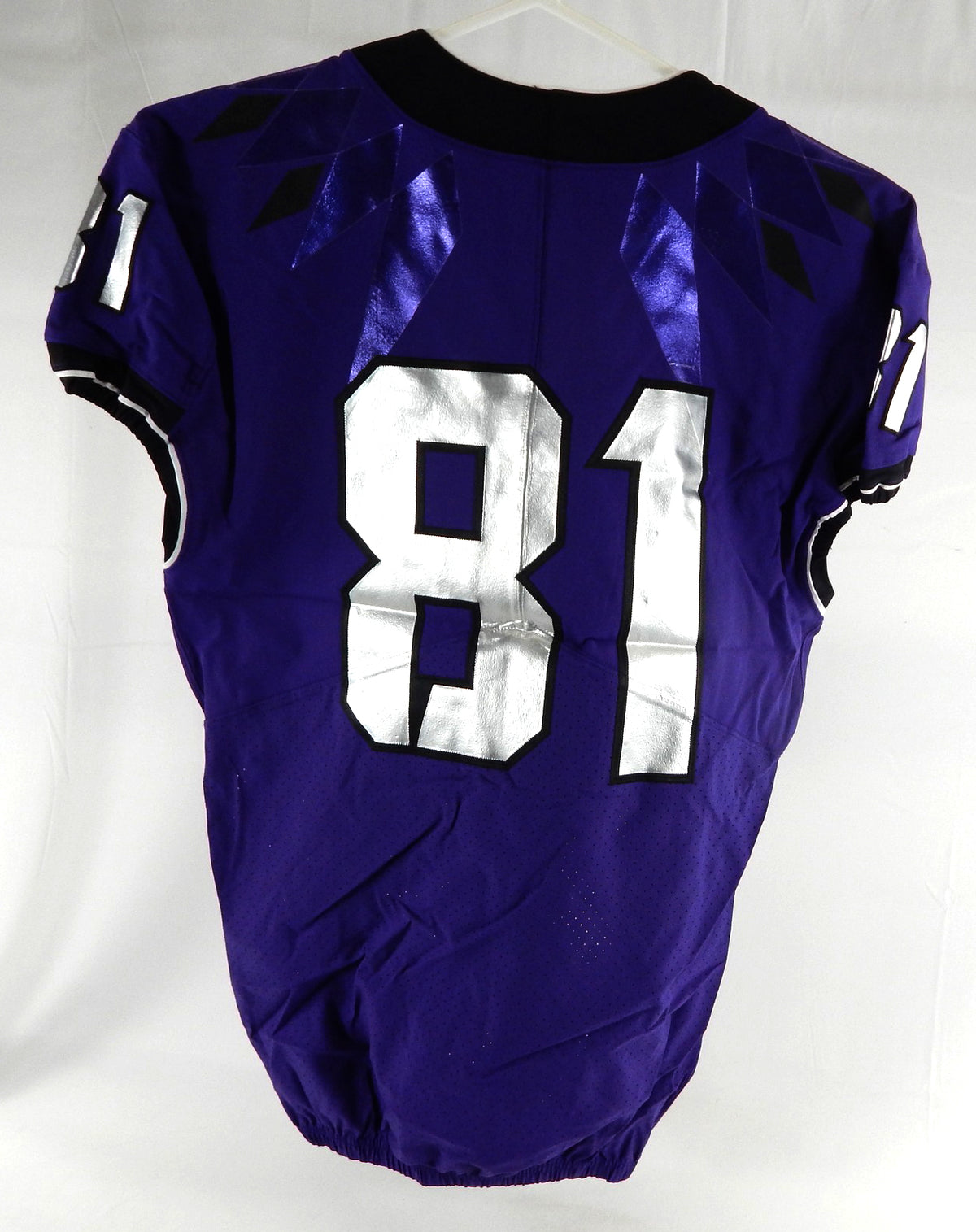 2019-24 Texas Christian TCU Frogs #81 Game Used Purple Jersey Football NP R 44 3 Pic2