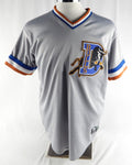 2022-24 Durham Bulls #58 Game Used Grey Jersey Name Plate Removed 44 562