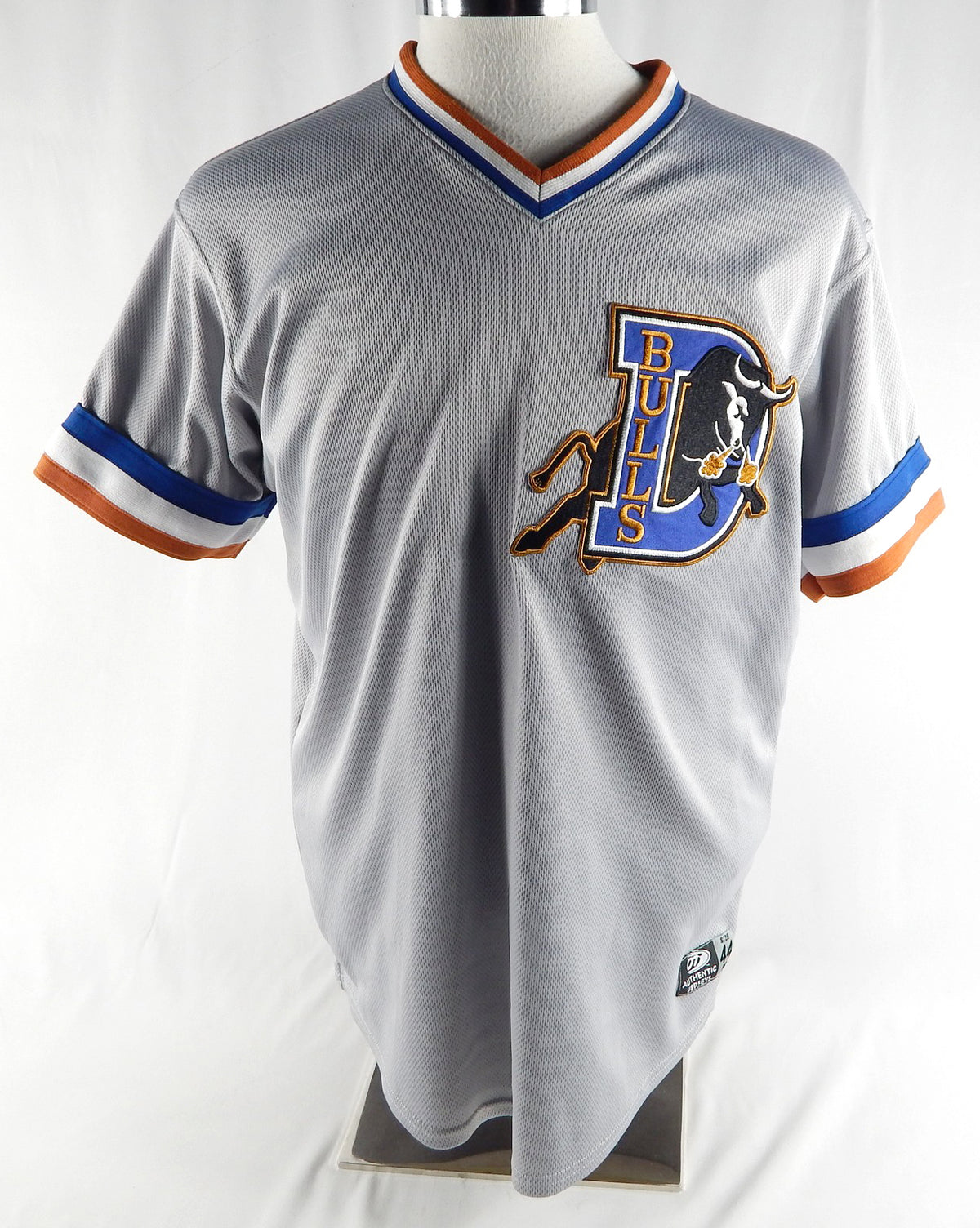 2022-24 Durham Bulls #58 Game Used Grey Jersey Name Plate Removed 44 562