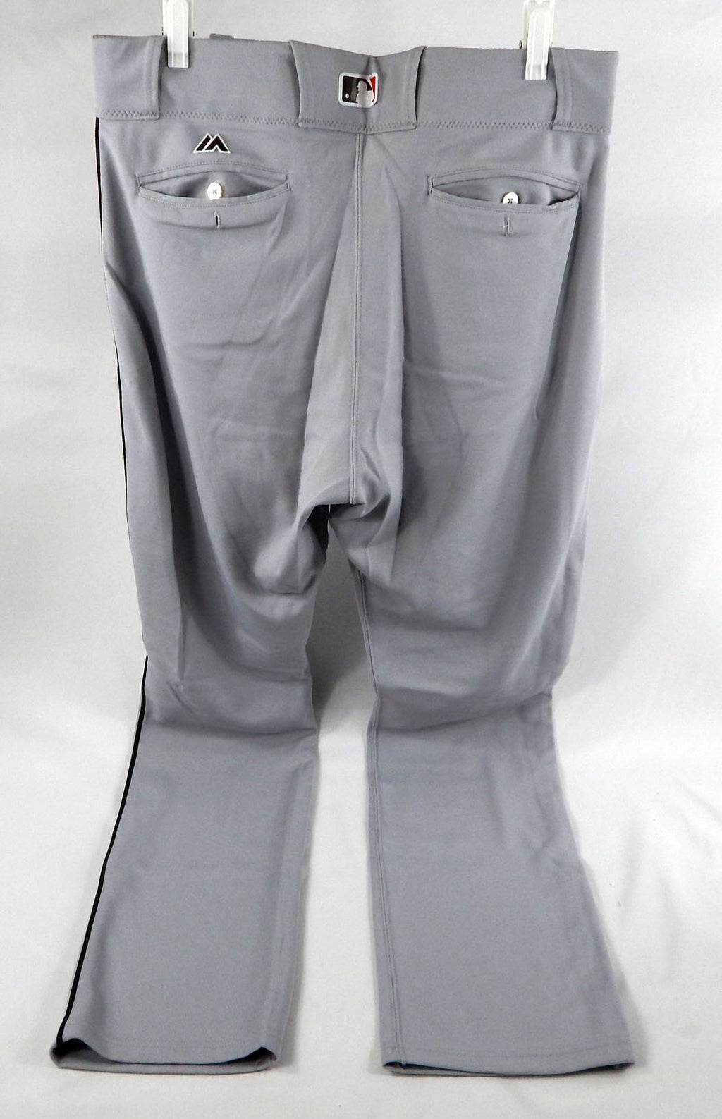 2016 Miami Marlins Adam Conley #61 Game Used Grey Pants 36-42-19 640 Pic2