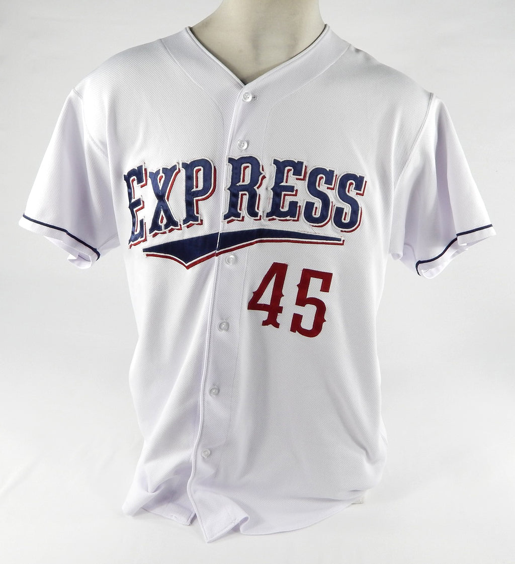 2023 Round Rock Express Dominic Leone #45 Game Used White Jersey DP71207