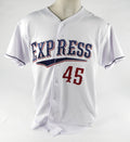 2023 Round Rock Express Dominic Leone #45 Game Used White Jersey DP71207