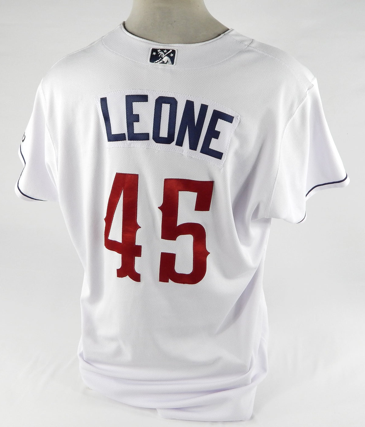 2023 Round Rock Express Dominic Leone #45 Game Used White Jersey DP71207 Pic2
