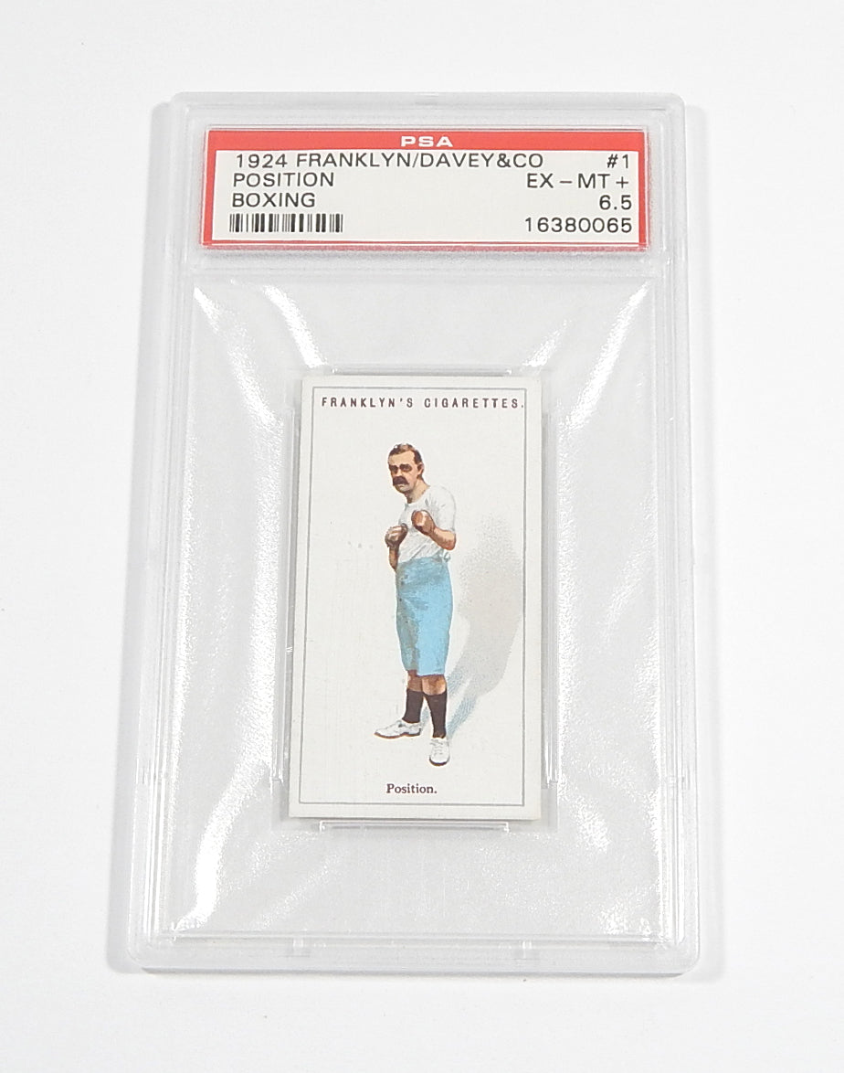 1924 Franklyn Davey & Co Boxing Position #1 PSA 6.5