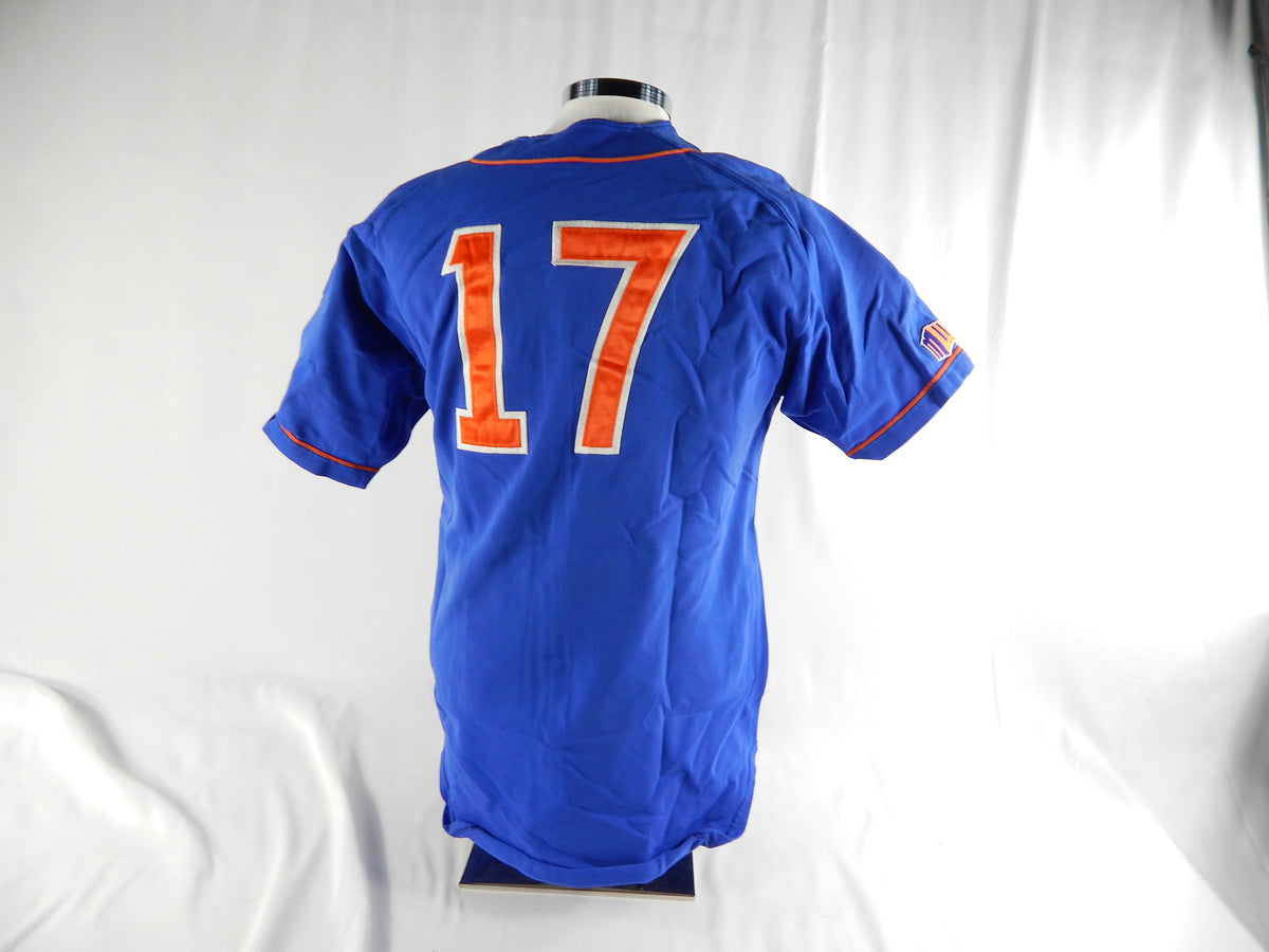 2000's Boise State Broncos #17 Game Used Blue Jersey Softball L 135 Pic2