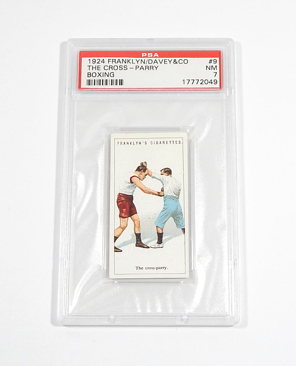 1924 Franklyn Davey & Co Boxing The Cross Parry #9 PSA 7