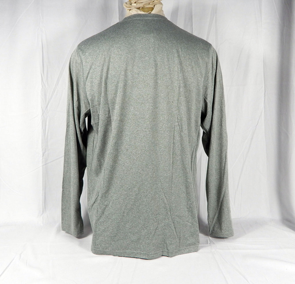 2021-22 Detroit Pistons Team Issued Grey Long Sleeve Training Shirt 63 XL 03S Pic2