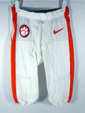 Clemson Tigers #55 Game Used White Pants 30 DP68777