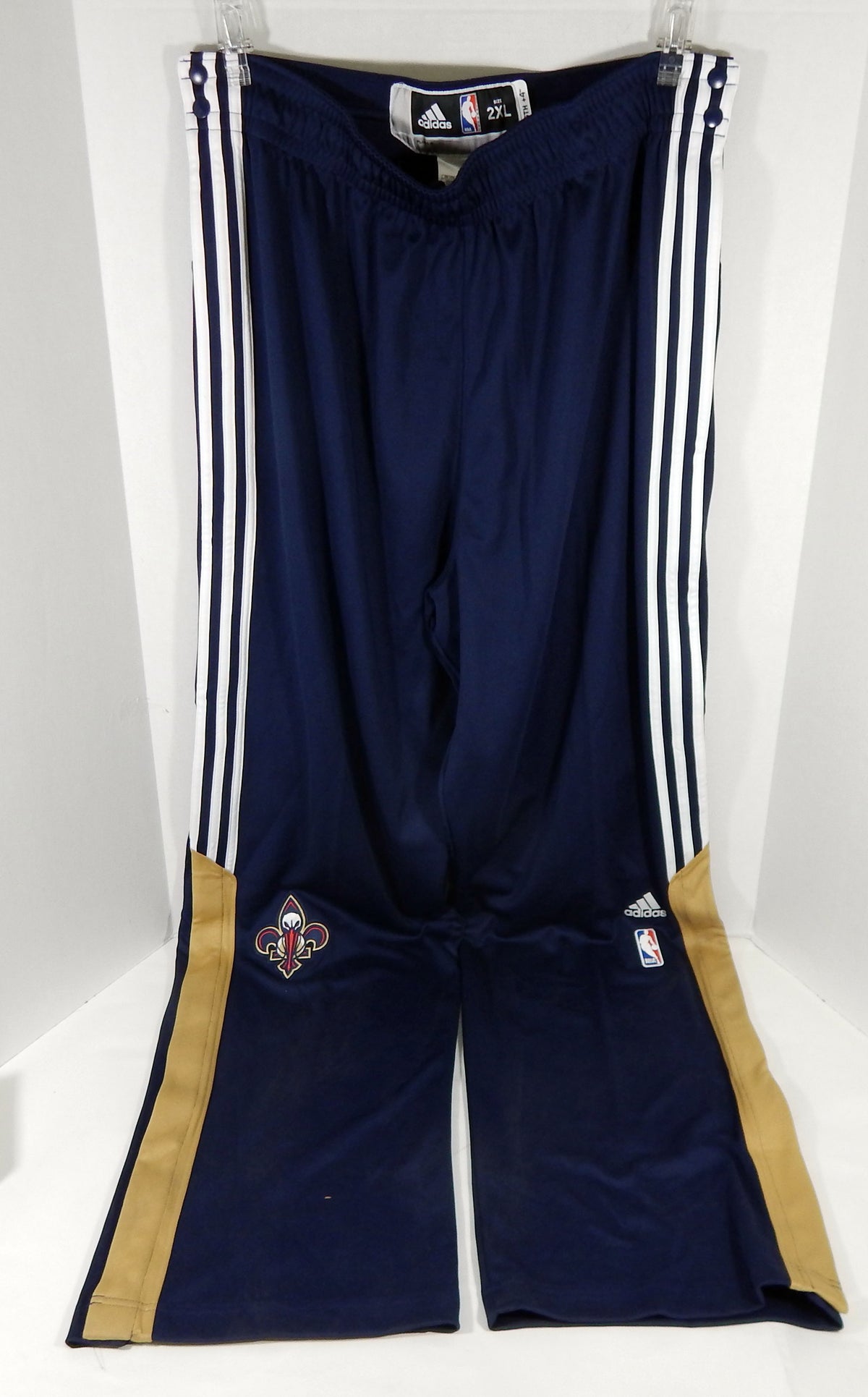 2014-15 New Orleans Pelicans Game Issued Navy Tearaway Pants 2XL+4 DP65084