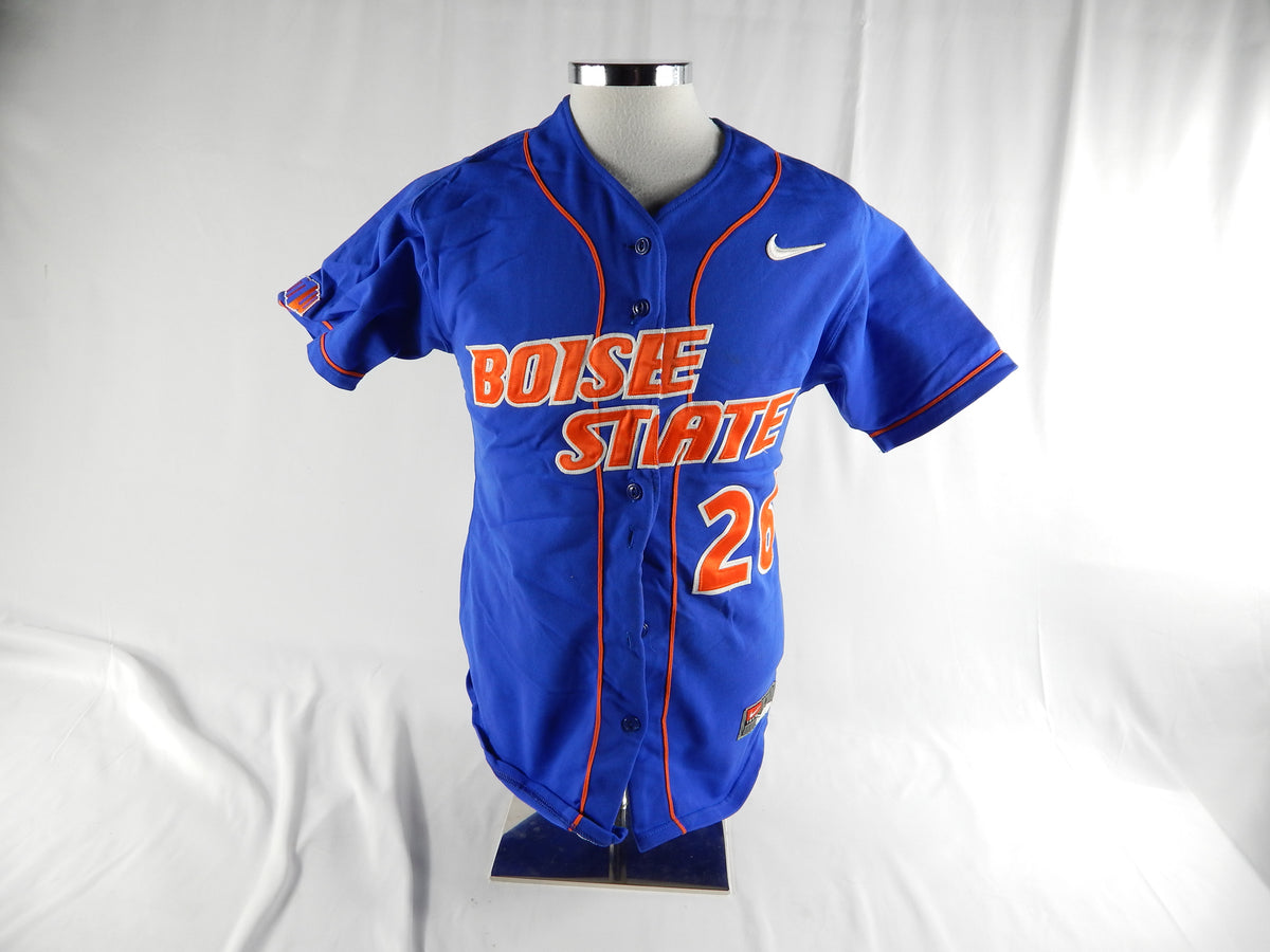 2000's Boise State Broncos #26 Game Used Blue Jersey Softball M 137