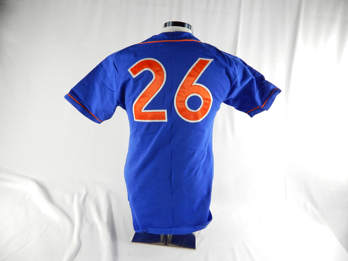 2000's Boise State Broncos #26 Game Used Blue Jersey Softball M 137 Pic2