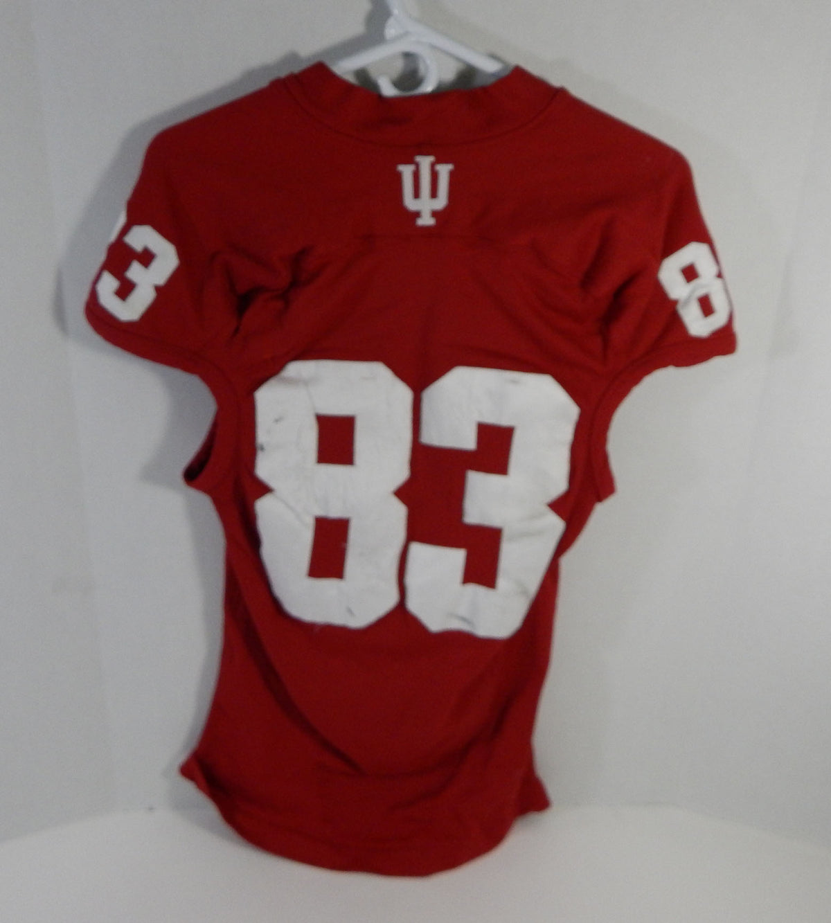 Indiana Hoosiers #83 Game Used Red Jersey Nameplate Removed DP14156 Pic2