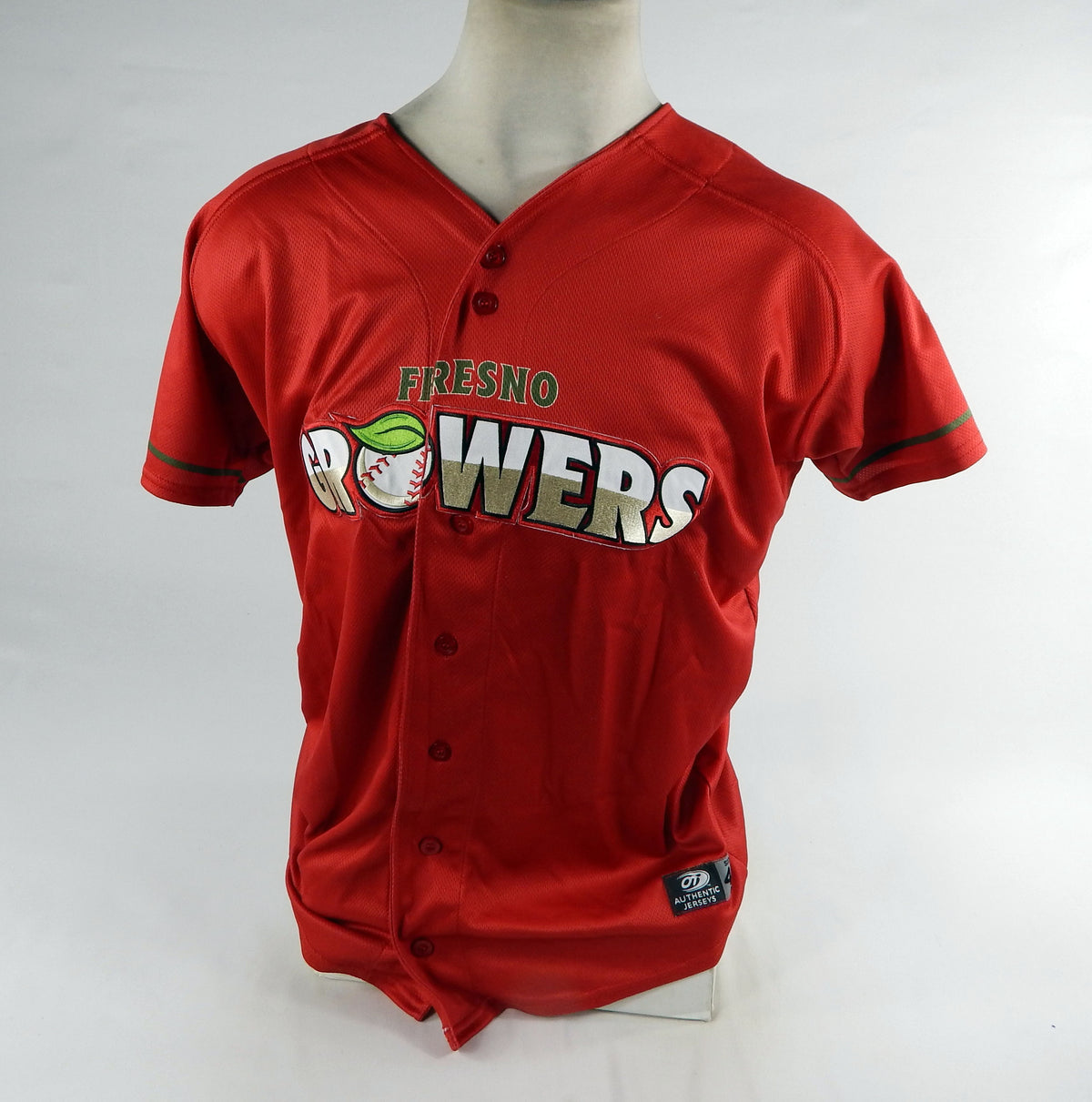 2022 Fresno Grizzlies Trevor Boone #3 Game Used Red Jersey Farm Grown Night 44 7