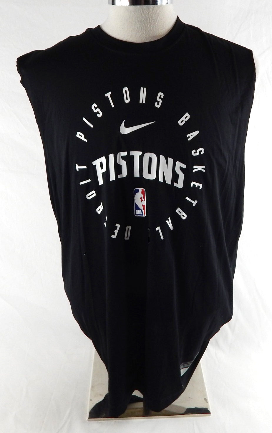 2024-25 Detroit Pistons Tim Hardaway JR #8 Game Used Black Tank T-Shirt XL 116