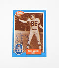 1988 Swell Football Greats Dante Lavelli #67 Signed On Card Auto