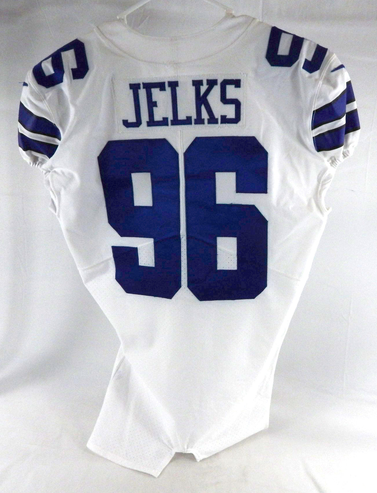 2020 Dallas Cowboys Jalen Jelks #96 Game Issued White Jersey 44 845 Pic2