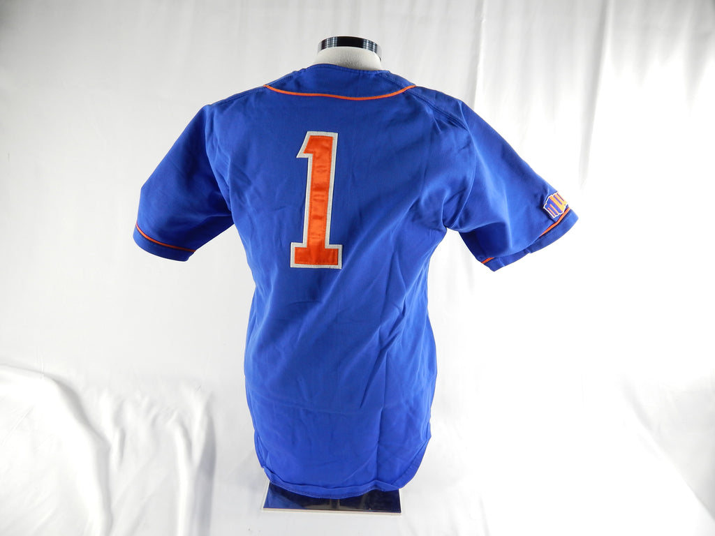 2000's Boise State Broncos #1 Game Used Blue Jersey Softball L 138 Pic2