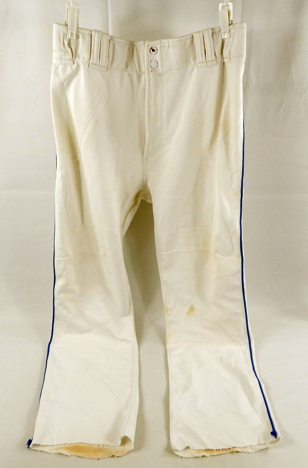 MLB Baseball Weaver Game Used White Pants 577