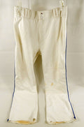 MLB Baseball Weaver Game Used White Pants 577