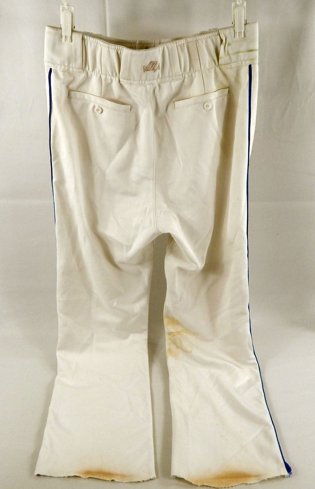 MLB Baseball Weaver Game Used White Pants 577 Pic2