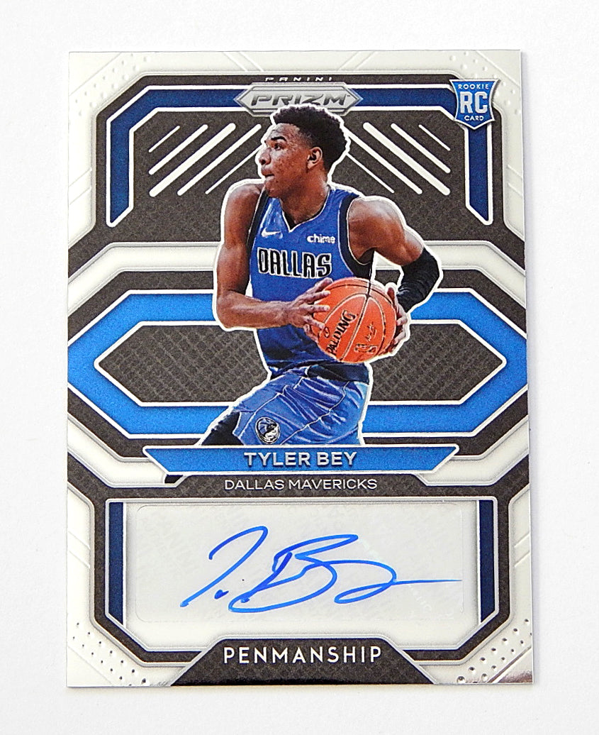 2020-21 Panini Prizm Rookie Penmanship Tyler Bey RC #RP-TBY Auto Autograph