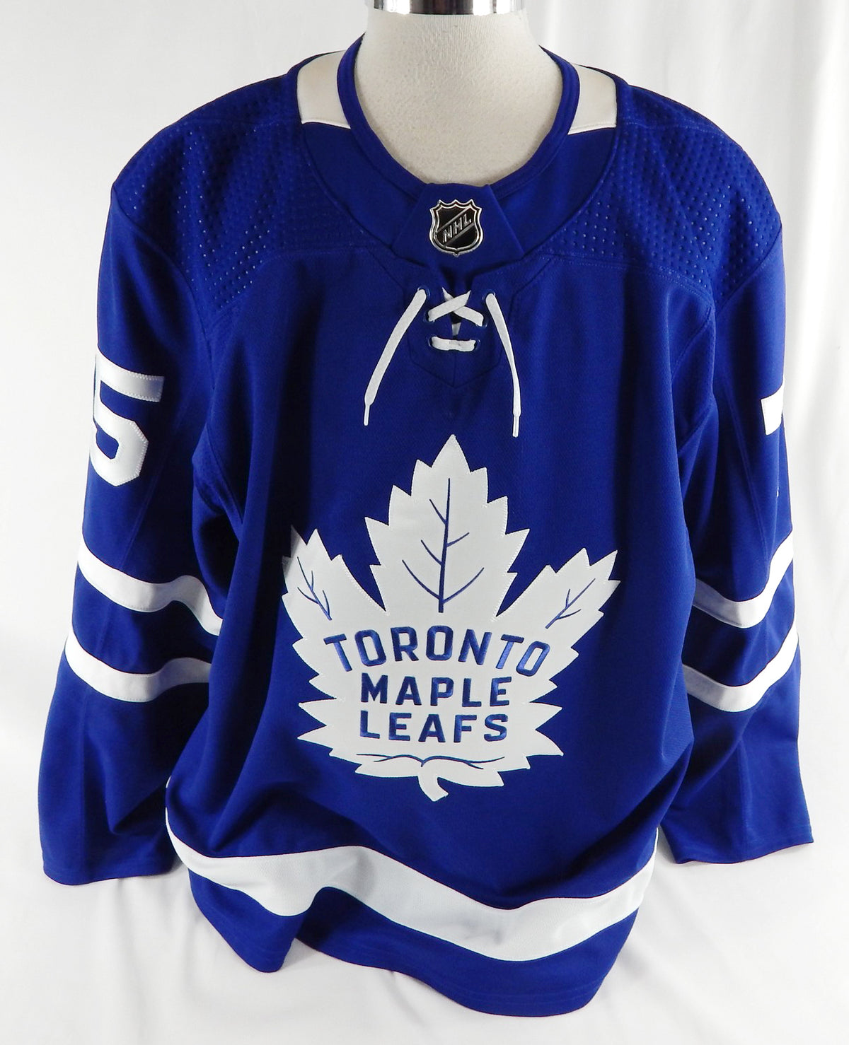 2020-21 Toronto Maple Leafs Rourke Chartier #75 Game Used Blue Jersey 56 802