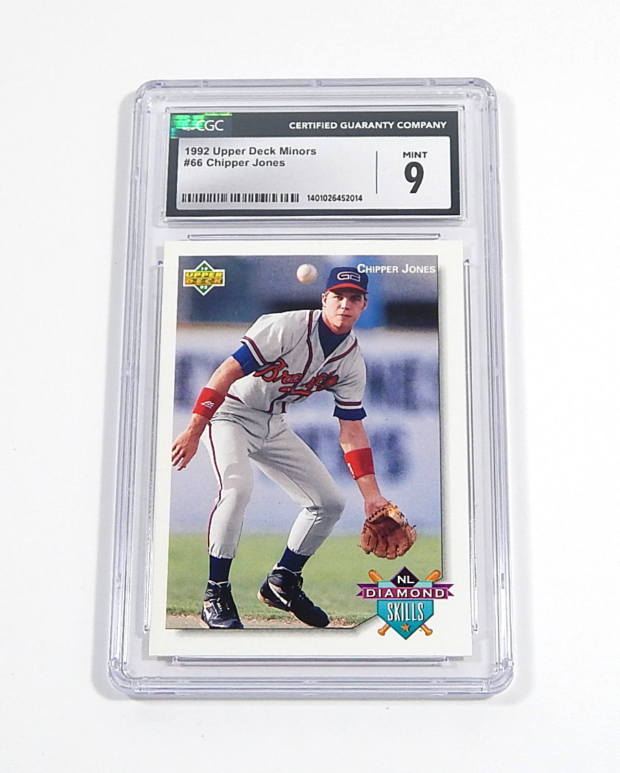 1992 Upper Deck Minors Chipper Jones #66 CGC 9