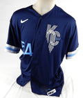 2023 Kansas City Royals Taylor Hearn #54 Game Issued Blue Jersey City Connect 48
