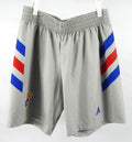 2020s Kansas Jayhawks Game Issued Grey Shorts Basketball M 090