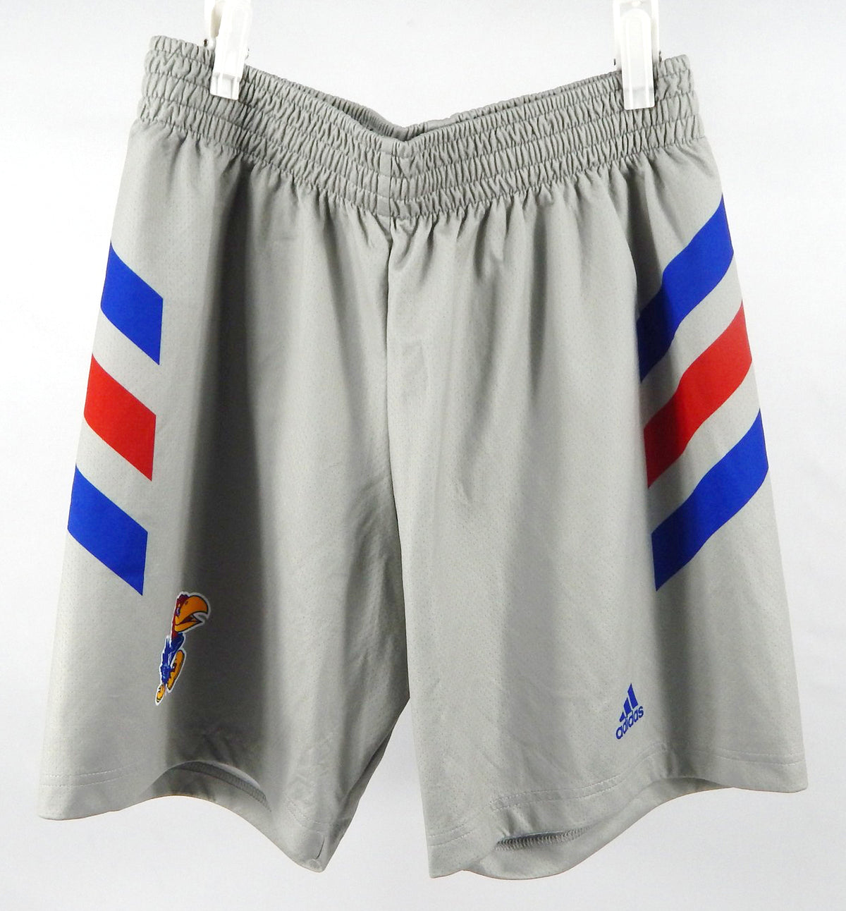 2020s Kansas Jayhawks Game Issued Grey Shorts Basketball M 090