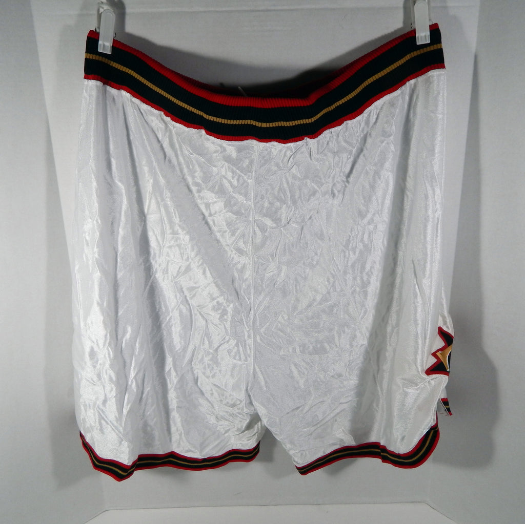 2000s Philadelphia 76ers Game Issued White Shorts 50 DP68785 Pic2