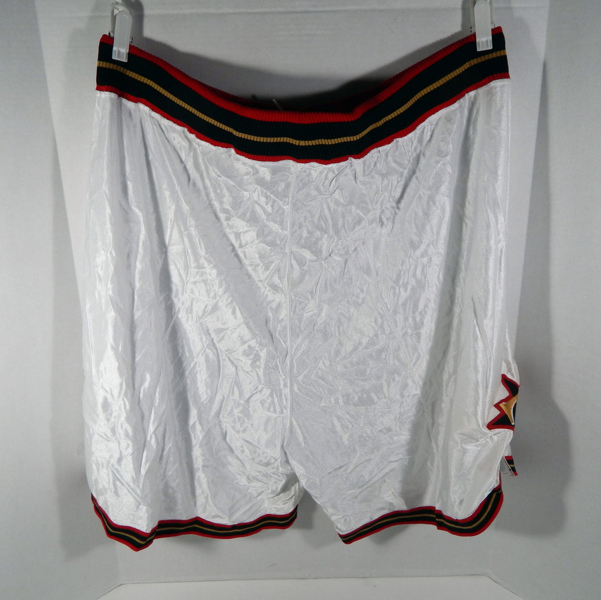 2000s Philadelphia 76ers Game Issued White Shorts 50 DP68785 Pic2