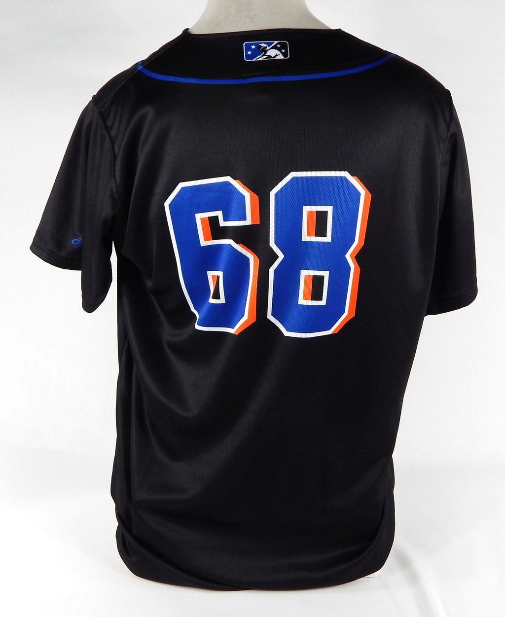 2022-23 Syracuse Mets #68 Game Used Black Jersey 48 DP68024 Pic2