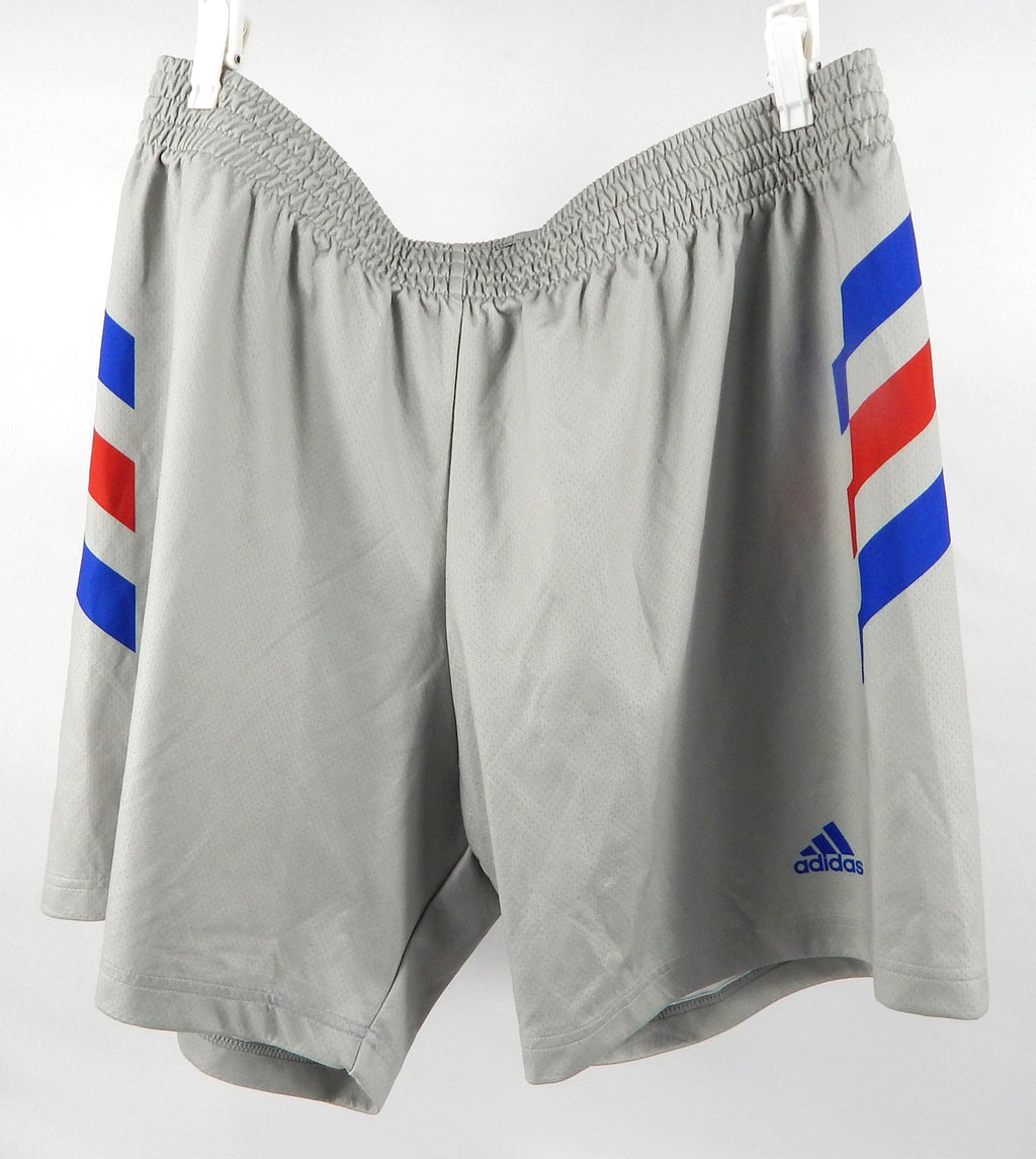 2020s Kansas Jayhawks Game Issued Grey Shorts Basketball 2XL DP85091