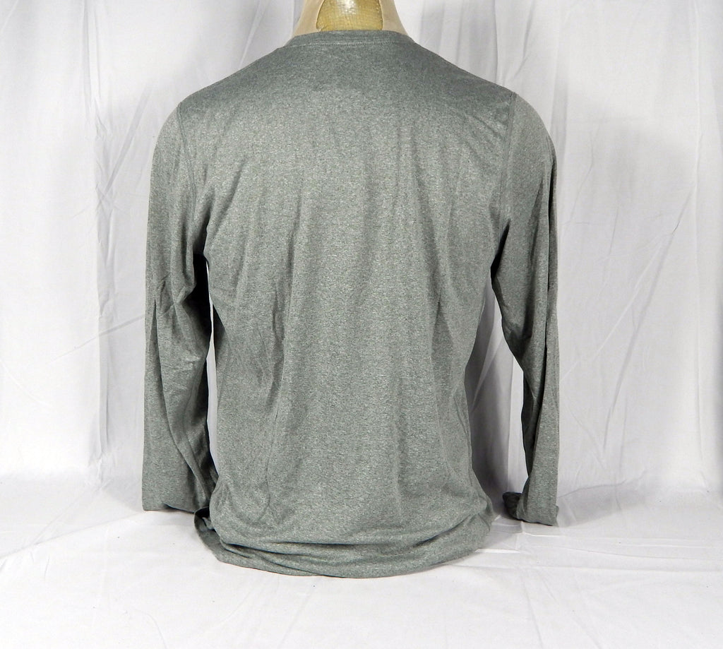 2021-22 Detroit Pistons Team Issued Grey Long Sleeve Training Shirt 063 L 08S Pic2