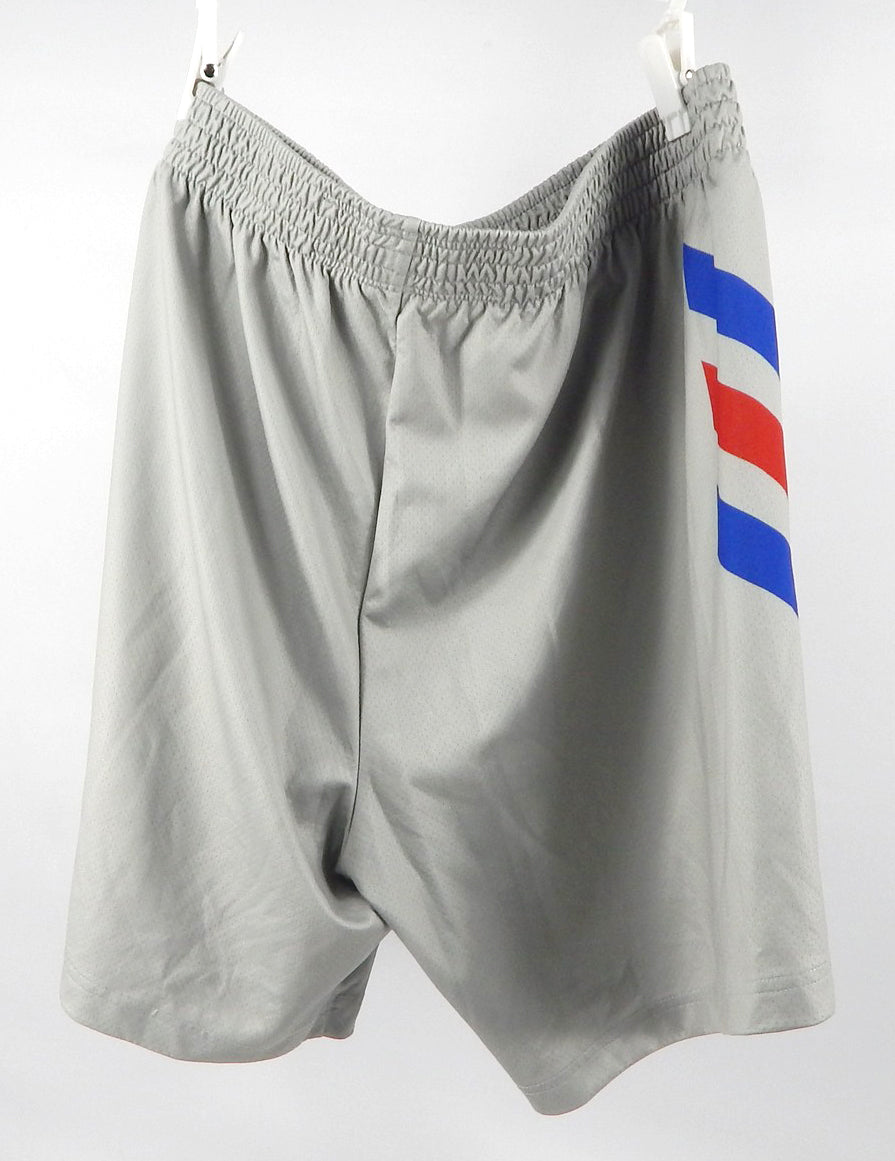 2020s Kansas Jayhawks Game Issued Grey Shorts Basketball 2XL DP85091 Pic2