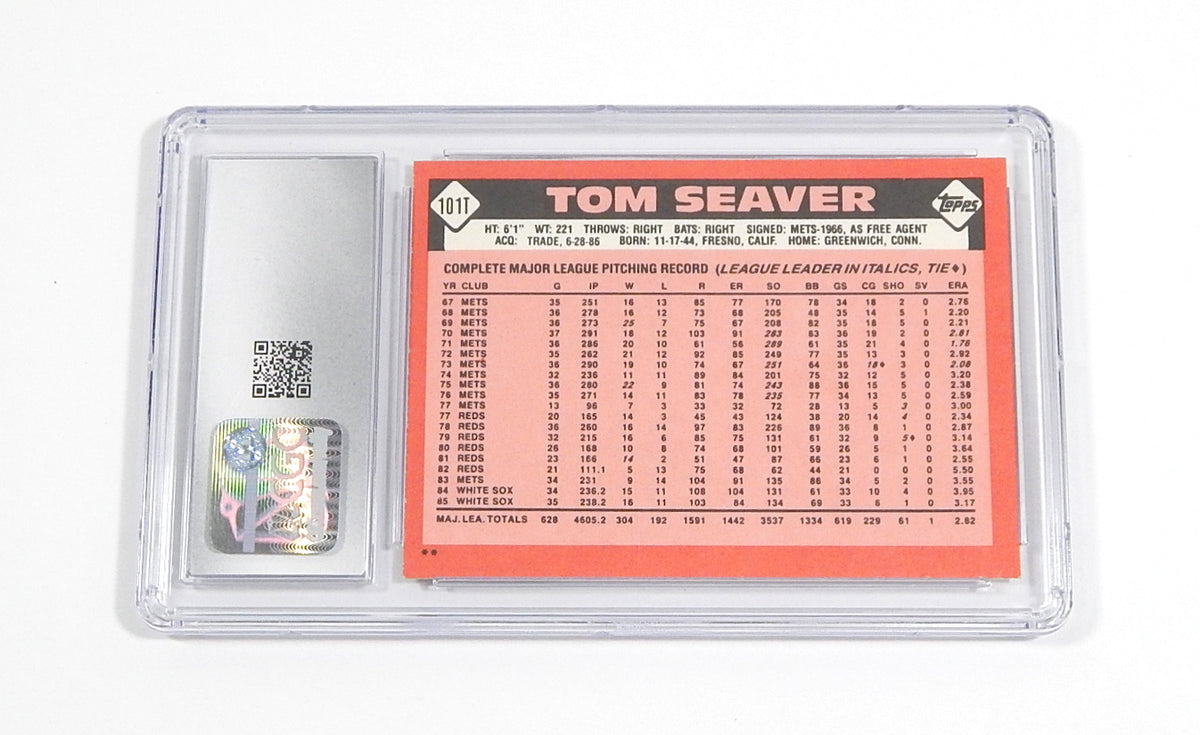 1986 Topps Traded Tom Seaver #101T CGC 9 Pic2