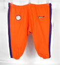 2016-18 Clemson Tigers Game Issued P Used Orange Pants College Playoffs 48 8S