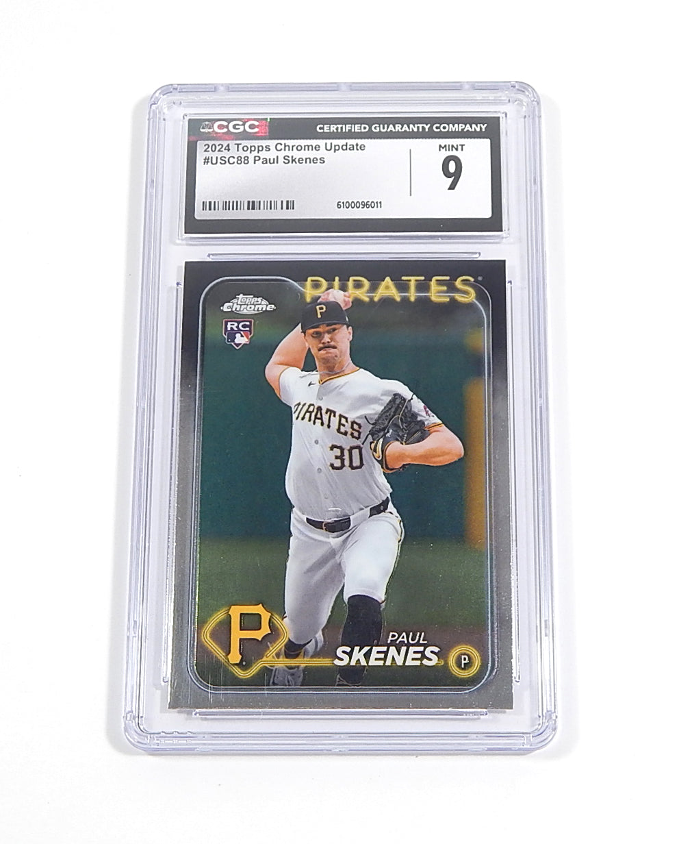 2024 Topps Chrome Update Paul Skenes RC #USC88 Rookie CGC 9