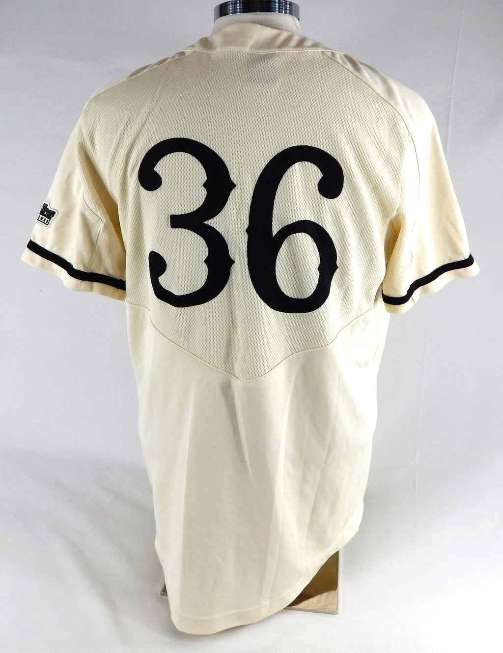 2018 Long Beach State Dirtbags #36 Game Used Cream Jersey Baseball L 899 Pic2