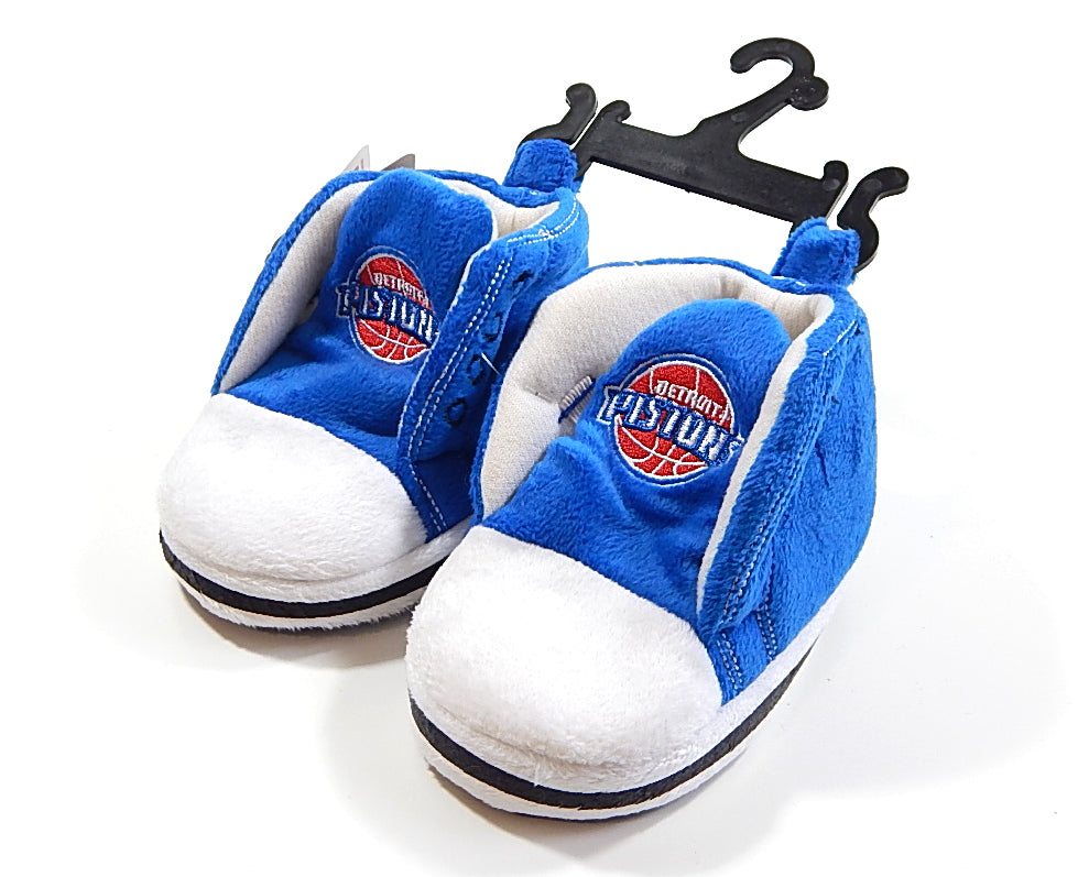 Detroit Pistons High Top Sneakers Baby Booties Small 0-3m Forever Collectibles