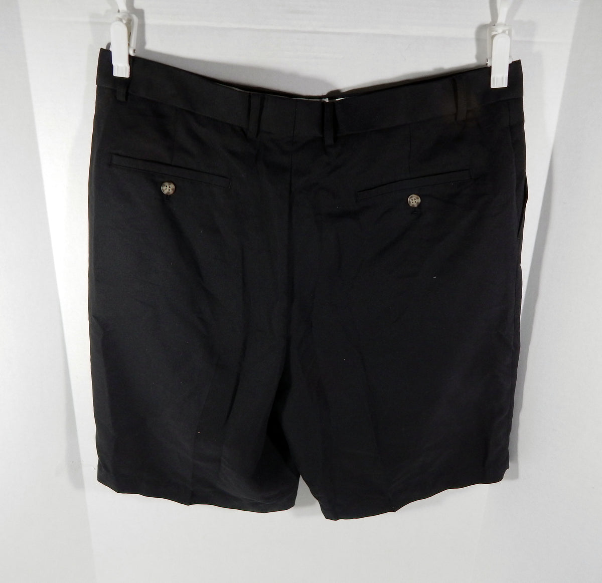 2000s Golden State Warriors Team Issued Black Khaki Shorts DP68789 Pic2