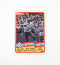 1989 Swell Football Greats Bob Lilly #109 Signed On Card Auto