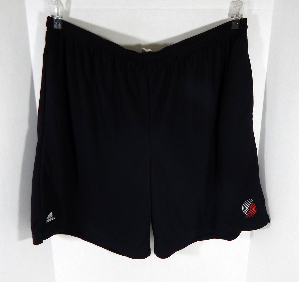 2000s Portland Trailblazers Team Issued Black Training Shorts 3XL DP65095